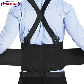 Нов Регулируем колан за подпомагане на талията, превръзка за гърба за промишлени произведения, Медицински колан за фитнес колан за вдигане на тежести с плечевыми презрамки