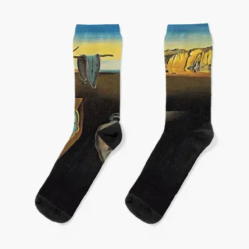 Salvador Dali The Persistence of Memory Чорапи Мъжки хокейни чорапи новост в мъжки чорапи Дамски чорапи