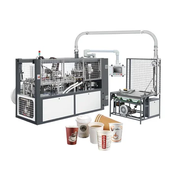 Високоскоростна машина за производство на хартиени чаши YG, Евтин Линия за производство на еднократна 3D кафе на картонени чаши, които се Продават в Пакистан