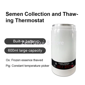 Термостатическая чаша за размразяване на сперма 600 мл Замразена сперма от едър рогат добитък, Термостатичен за събиране на сперма от свине, Изкуствено свиня майка