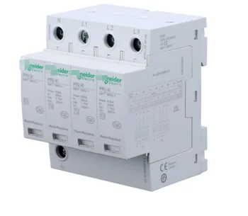 iPRU 120r 4P AC350V Устройство за защита от пренапрежения на електрически филтър мрежа 120kA с възможност за свързване