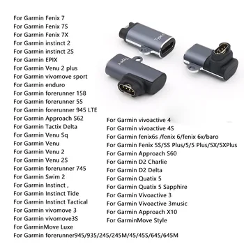 Преносим Адаптер за зарядно устройство Поддържа Предаване на данни Type-C/8 Pin/Micro USB Зарядно Устройство-Конвертор Резервни Части за Garmin Venu 2
