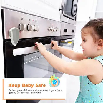 Заключване на вратите за детска фурната за кухни Детски Предпазни Ключалки за Защита на децата Безопасно Кутия За кабинет Заключване за кабинет