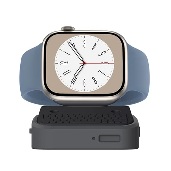 Поставка за зареждане, рафтове за съхранение на настолни компютърни часа, поставка за зарядното устройство, защита от подхлъзване и прах за Apple Watch Series 8 7 6