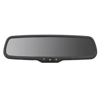 4.3-инчов автомобилен монитор с автоматично затъмняване огледало за обратно виждане с монтиране на стена в черен цвят