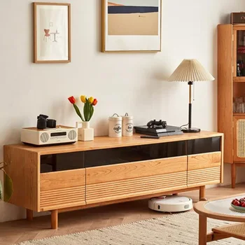 скандинавските съвременните телевизионни конзоли шкаф дървени Преносими кутии за съхранение Поставка за телевизор хол mueble TV модерни мебели за дома MQ50DS