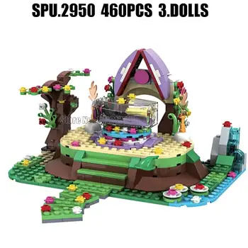 5002 460шт Снежанка Спящата Красавица Принцеса се връща към живота Воскрешающая момиче 3 Кукли Строителни блокове играчка