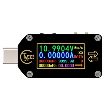 Rd Tc66 Type-C Pd Trigger, USB Волтметър Амперметър Напрежение 2-Лентов Измервателният ток Мултицет Зарядно устройство за Pd Батерия USB Tester1