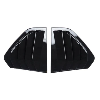 Лъскав черен Панел на задната страничните вентилационни решетки Щори на една четвърт от прозореца за Volkswagen Golf MK8 2021-2023 Аксесоари