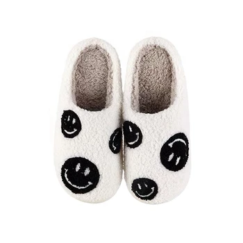 Обява За продажба на Нови Малки Черни Плюшени женски/Мъжки Тапочек С миризмата, Зимни, Топли Домашни чехли за двойки, Модни Уютна Скъпа обувки