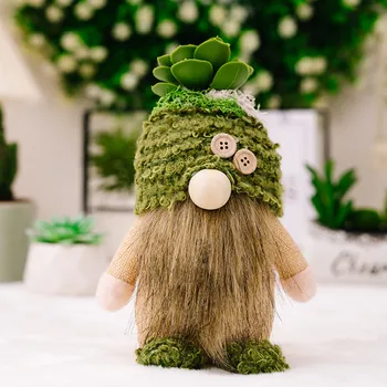 Сочни Джуджетата Градински Зелени Растения Джуджетата Безлични Джудже h Шведската Кукла Джудже Подаръци За Рожден Ден