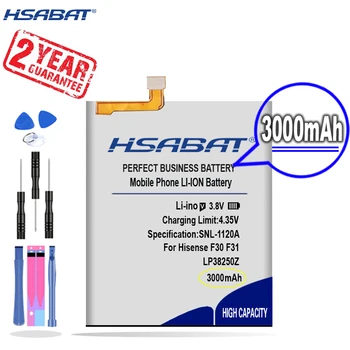 Новият Пристигането на [HSABAT] 3000 mah LP38250Z Сменяеми батерии за Hisense F30 F31 F3pro LA8534