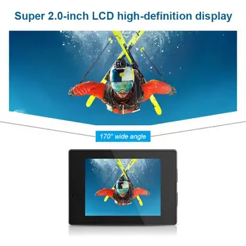 Дигитална камера 1080p HD Многофункционална камера, Спортна камера, Dv камера, Водоустойчива Подводна спортна екшън камера