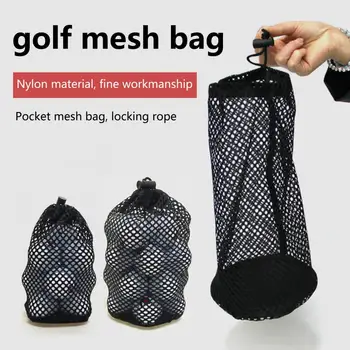 Чанта за носене голф Полезна Найлон Сгъваема чанта от съвсем малък за топка за голф, за играч на голф Чанта за голф Окото на голф чанта