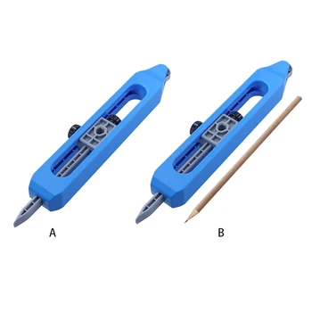 1 2 3 Линийка за чертане Профил Определя измервателен уред за чертане с Овална Форма с Неправилна Форма Пластмасов ъгъл инструмент за измерване с молив