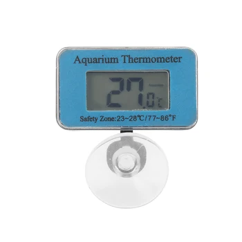 Аквариумный Термометър, Лесен за Четене, Безжичен Точен Водоустойчив Инструмент За Измерване на температурата в Аквариума с Вендузата за Резервоари за Вода
