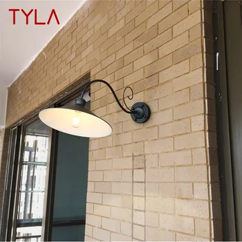 · Стенен монтаж лампа TYLA Подови Класически Стенни Light Waterproof Horn Shape Home LED За Вили На Верандата