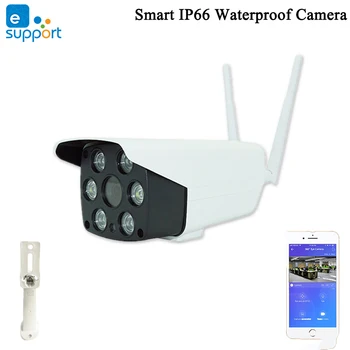 Водоустойчива камера eWeLink Smart IP66, умна WiFi-камера 1080P, двупосочен аудиодомофон, IR led камера за нощно виждане, градинска камера