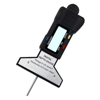 Цифров Глубиномер на протектора 0-25,4 мм, Измервателна Линия, Инструмент за измерване на налягане
