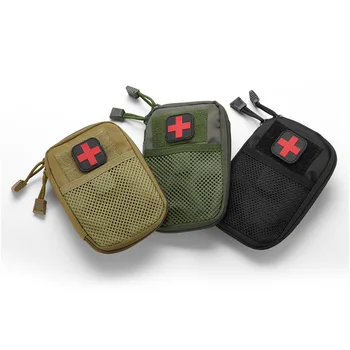 Тактическа Медицинска чанта, Аксесоари Molle, Подвесная чанта, Туристическа Аптечка, Чанта за медикаменти, Преносима чанта за съхранение, Поясная чанта