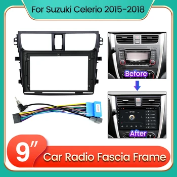 TomoStrong За Suzuki Celerio 2015 2016 2017 2018 Радиото в автомобила Панел на Арматурното Табло Рамка на захранващия Кабел CANBUS