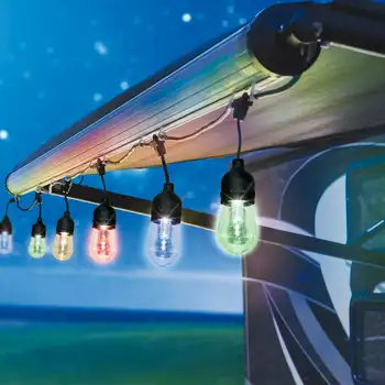 Небьющийся led лампа-венец с променящите се цвят на 120 Волта с дистанционно управление 12 точки за помещения &