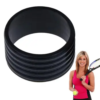 Гуменият пръстен за захващане на тенис ракети многократна употреба Гуменият пръстен За захващане на тенис ракети Силикон пръстен За захващане на тенис ракети
