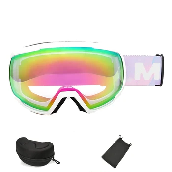 Ски очила, Нов стил, мъжки слънчеви очила с защита от uv, фарове за ски очила, Дамски очила за спорт на открито, двуслойни очила за каране на сноуборд