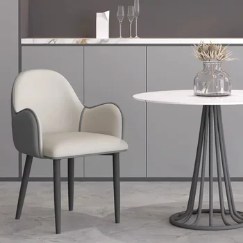 Луксозен скандинавски стол за трапезария Ергономичен Дизайн Преносим стол за трапезария Sillas Comedores Мебели за дома MQ50CY
