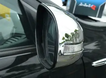 2 бр. Аксесоари с хромирани елементи За Mitsubishi Outlander 2013-2018, Кола странично огледало за обратно виждане, носи етикет за услугата рамка и капак