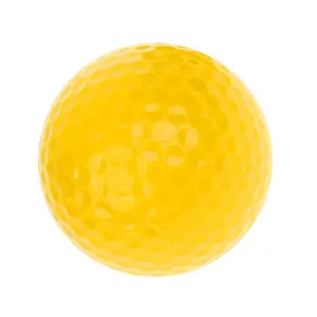 1 бр. Лек, гъвкав топка за тренировка на голф жълт цвят 42,6 мм