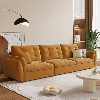 Секционни диван за Скандинавския салон, Домашен кът, Модерен Дизайнерски диван за хол, Италиански диван за дневната, Надуваеми Мебели за двор DWH