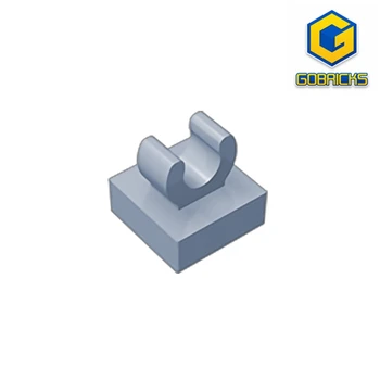 Плочки Gobricks GDS-818 специална 1x1 с клипс със заоблени ръбове е съвместима с образователна сграда 15712 2555 