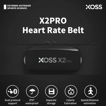 XOSS X2 Pro Гърдите Колан, Сензор на сърдечната честота IPX7 Водоустойчив Монитор Bluetooth ANT Безжичен Здравето на Фитнес Интелигентен Сензор Велосипеди