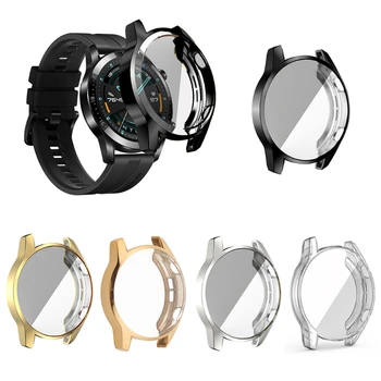 Съвместимост с Huawei Watch GT2 46 мм на корпуса, монолитно защитно фолио за екрана, противоударная износостойкая обвивка за Smart Wat
