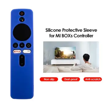 2021 Нови Калъфи За Mi TV Box S Wifi Smart Remote Control Силиконов калъф устойчив на удари защитни За кожата