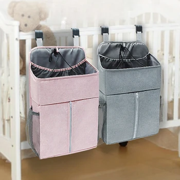 Висулка за чанта за съхранение бебешко креватче от водоустойчива плащаницата Голям Капацитет, Преносими Детайли за легла, Комплекти спално бельо за легло, Аксесоари, Чанти за памперси