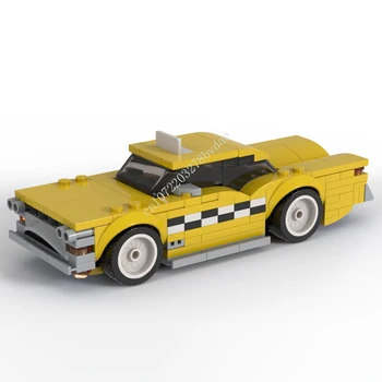 204 БР. MOC Speed Champions Градски Автомобил В стила на Шейната Модел Таксита градивните елементи на Технологични Тухли САМ Креативна Монтаж на Детски Играчки Подарък