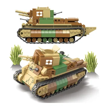 528 бр., военната серия Type 89 I-GO, Среден танк, строителни блокове, Япония, Среден танк, Тухли, Оръжия, войници, Детски играчки, подаръци