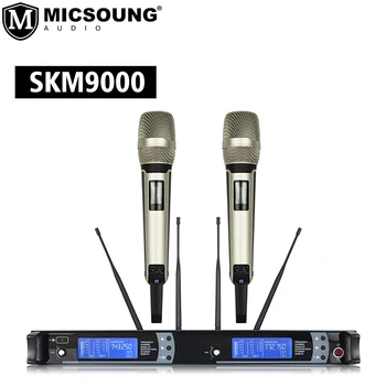 Професионален безжичен микрофон система SKM9000 да се изяви на сцената UHF True Момичета С преносими микрофони за Sennheiser