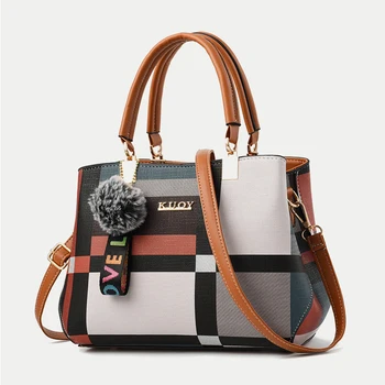 Луксозни Реколта чанти за рамо за жени, чанта през рамо от изкуствена кожа с множество джобове, чанти-месинджър, чантата bolsa feminina