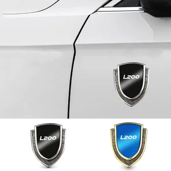 3D Meta Автомобили Стикер Автоматична Врата на Багажника Щит Купето на Автомобила Емблема Защитен Стикер за Mitsubishi L200 2011-2019 Автомобилни Аксесоари