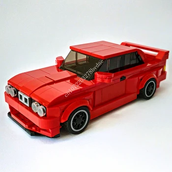 427 БР. MOC Speed Champions 1980-те години-Супер Спортен Модел Автомобил градивните елементи на Технологични Тухли САМ Творческа Монтаж на Детски Играчки, Подаръци