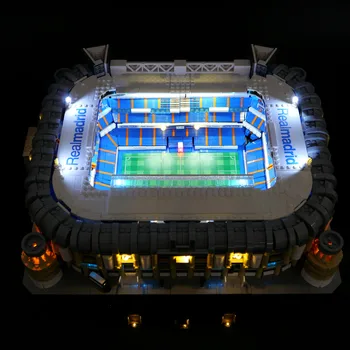 В НАЛИЧНОСТ Идеи MOC Реал Мадрид на Стадион Сантяго Бернабеу Съвместима Модел 10299 Street View Строителни Блокове, Тухли, Детски Играчки Подарък