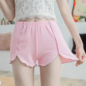 къси панталони летни нови корейски стилни ежедневни обикновена спортни панталони с висока талия и пет точки на Harajuku, секси къси панталони с еластичен ластик на талията